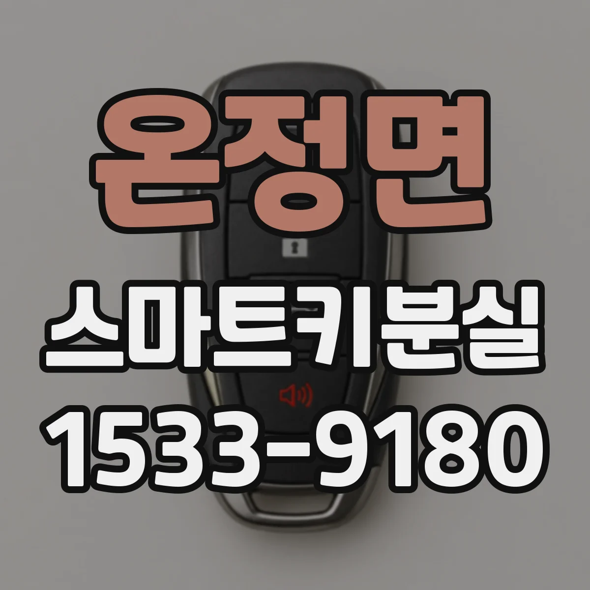 온정면 스마트키분실