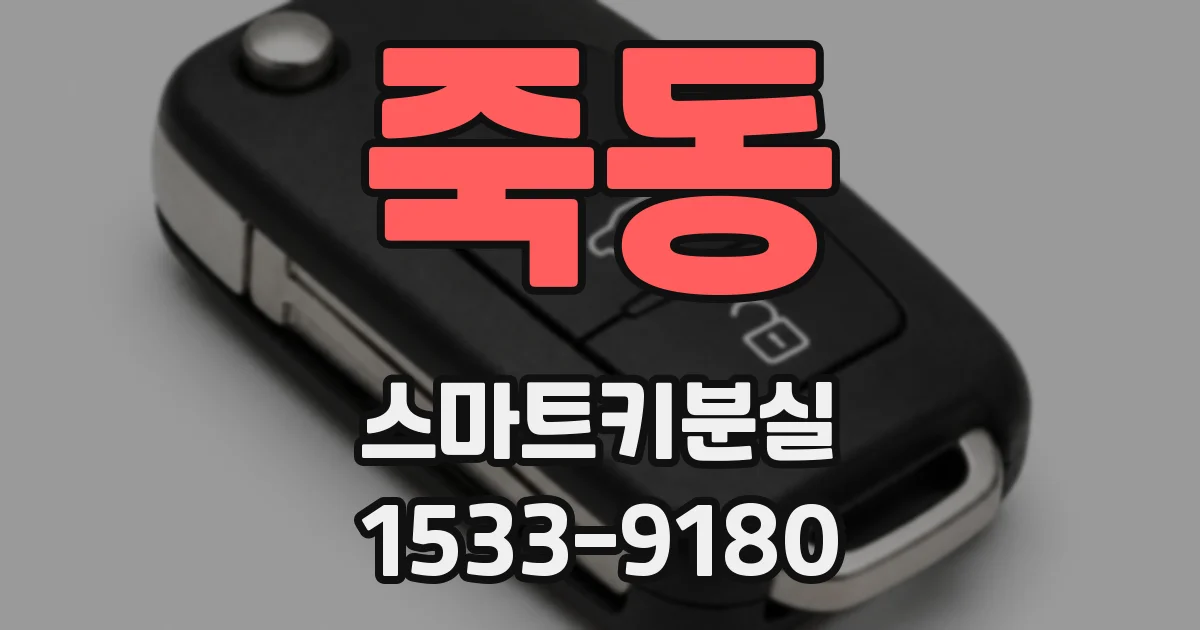 죽동 스마트키분실