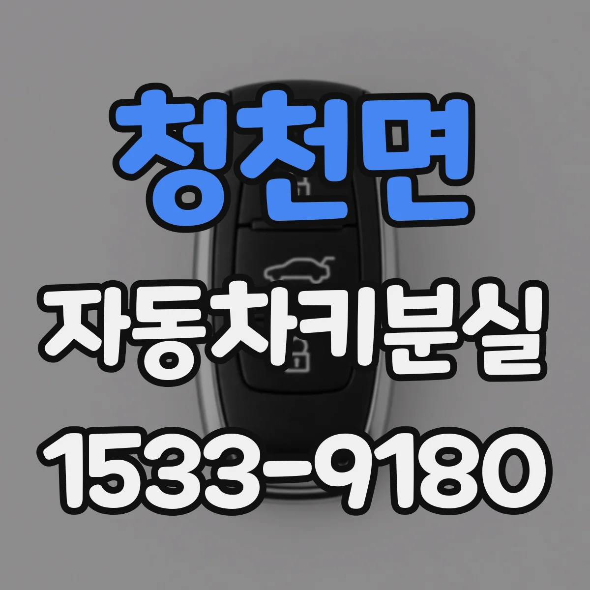청천면 자동차키분실