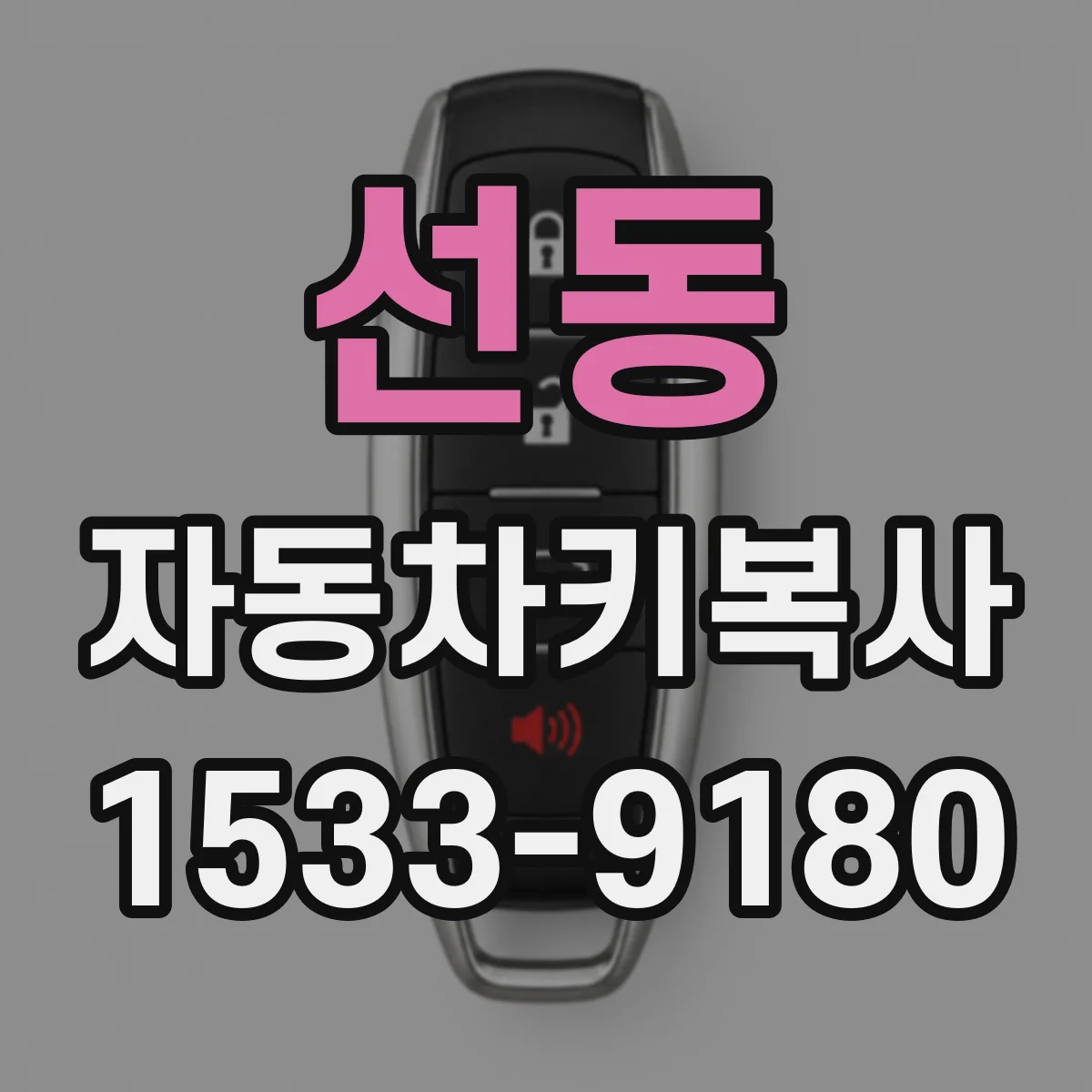 선동 자동차키복사