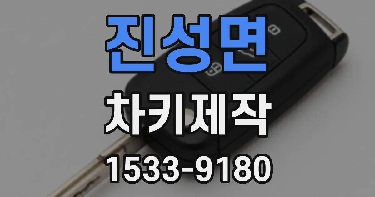 진성면 차키제작
