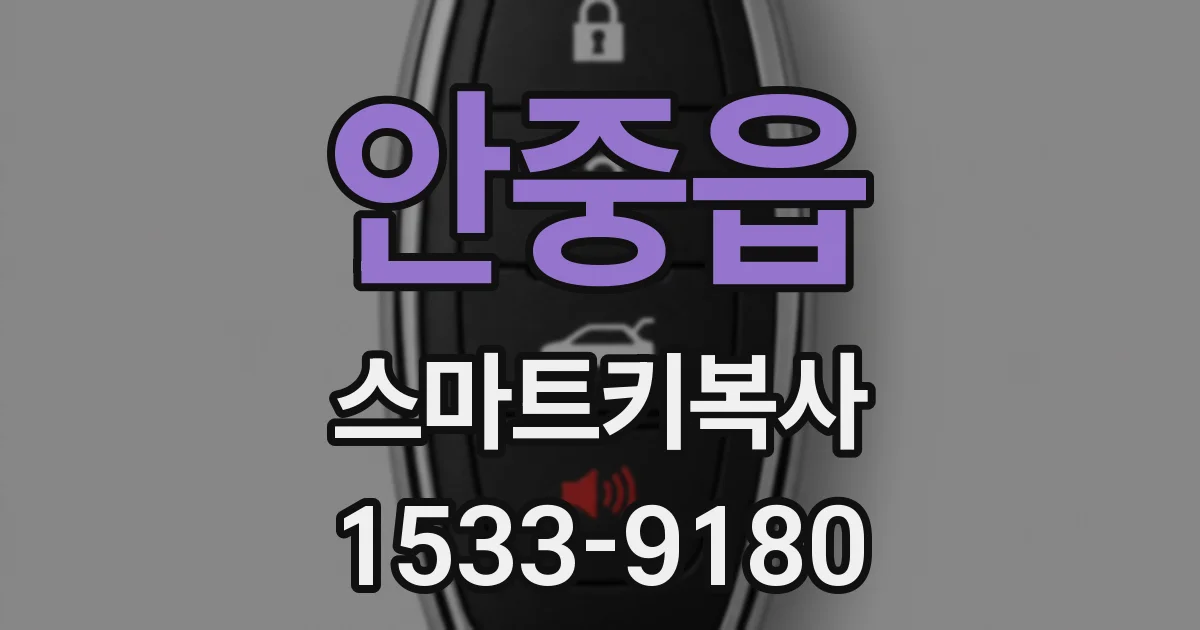 안중읍 스마트키복사