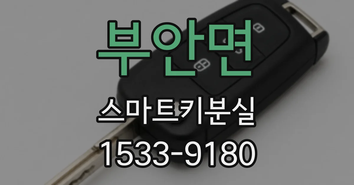 부안면 스마트키분실