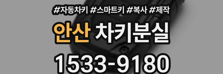 안산 차키분실