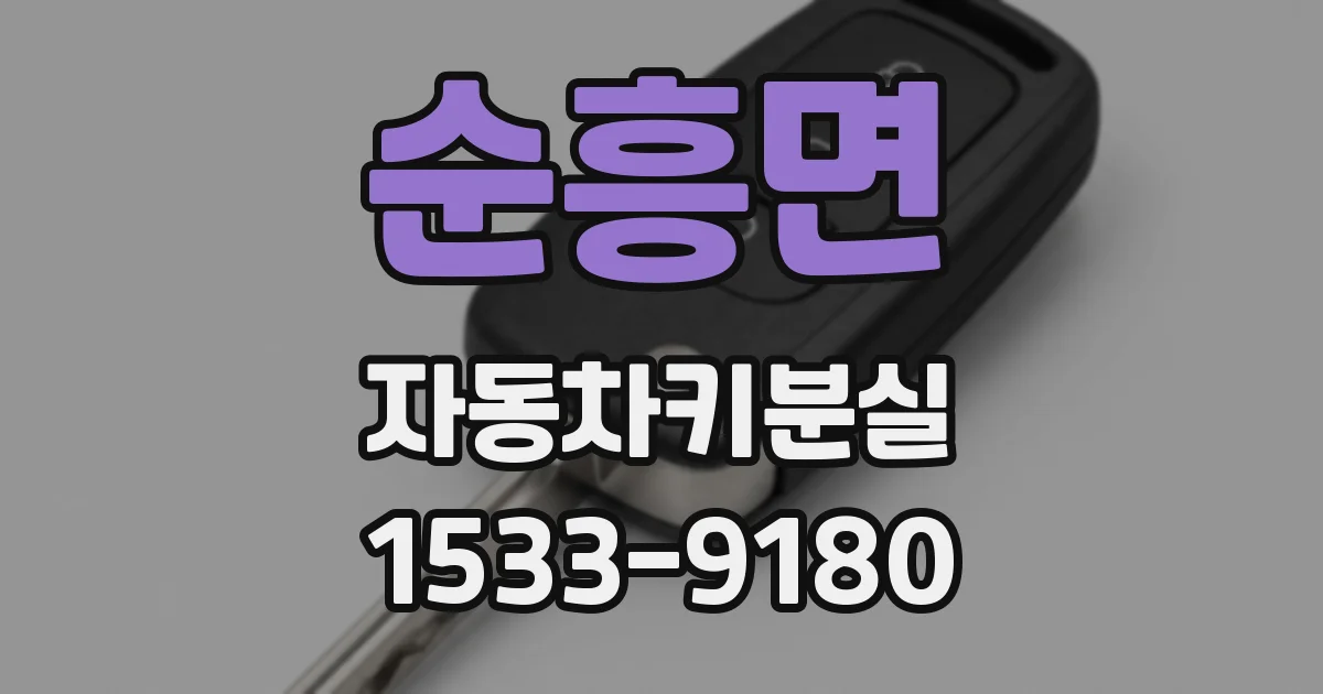 순흥면 자동차키분실