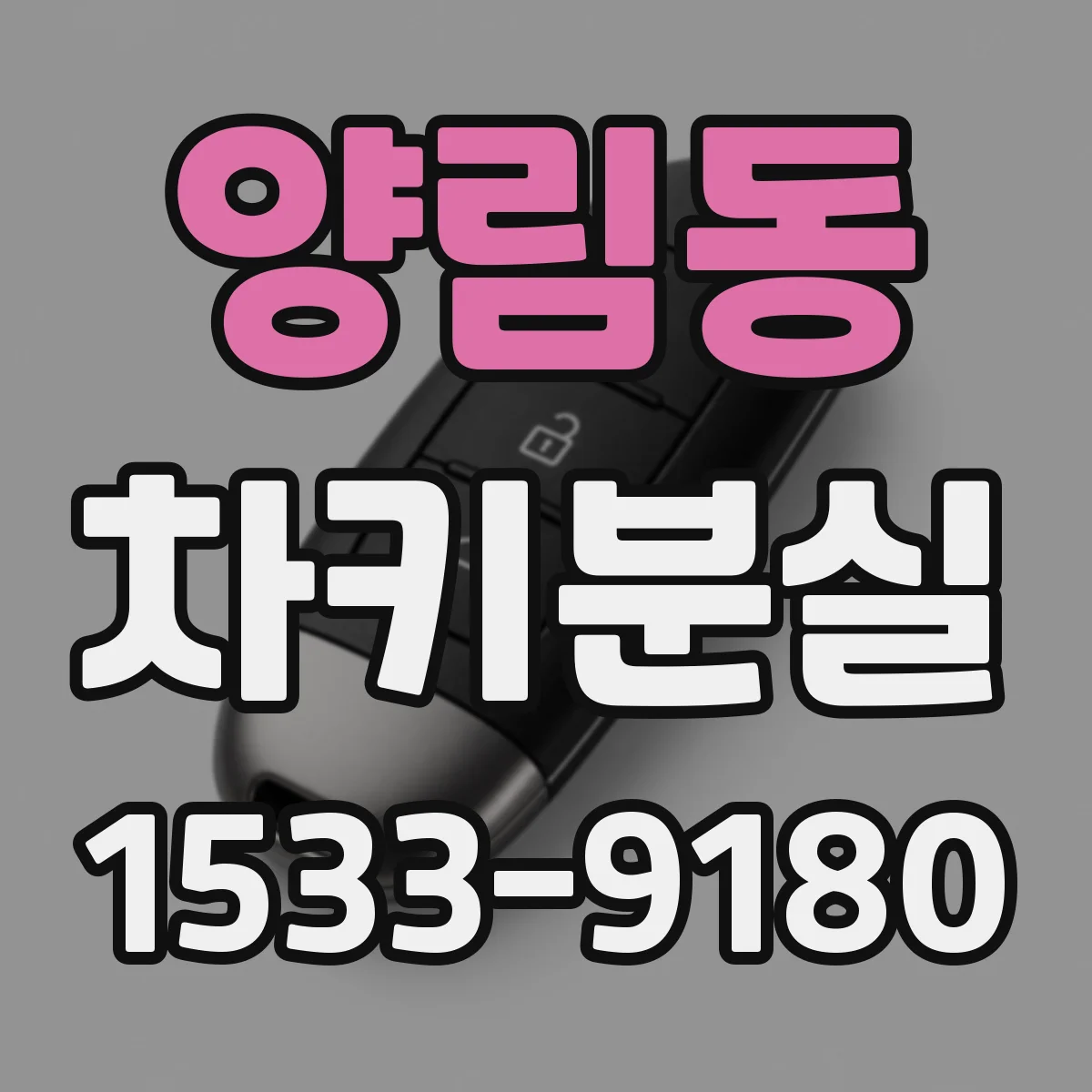 양림동 차키분실