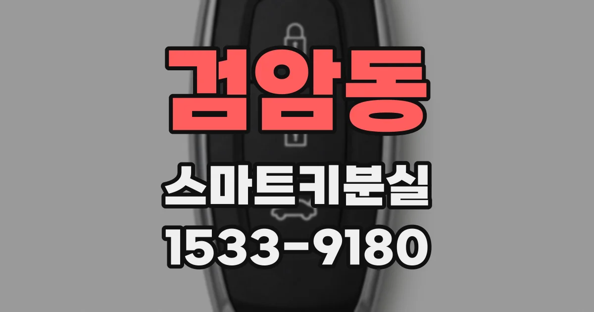 검암동 스마트키분실