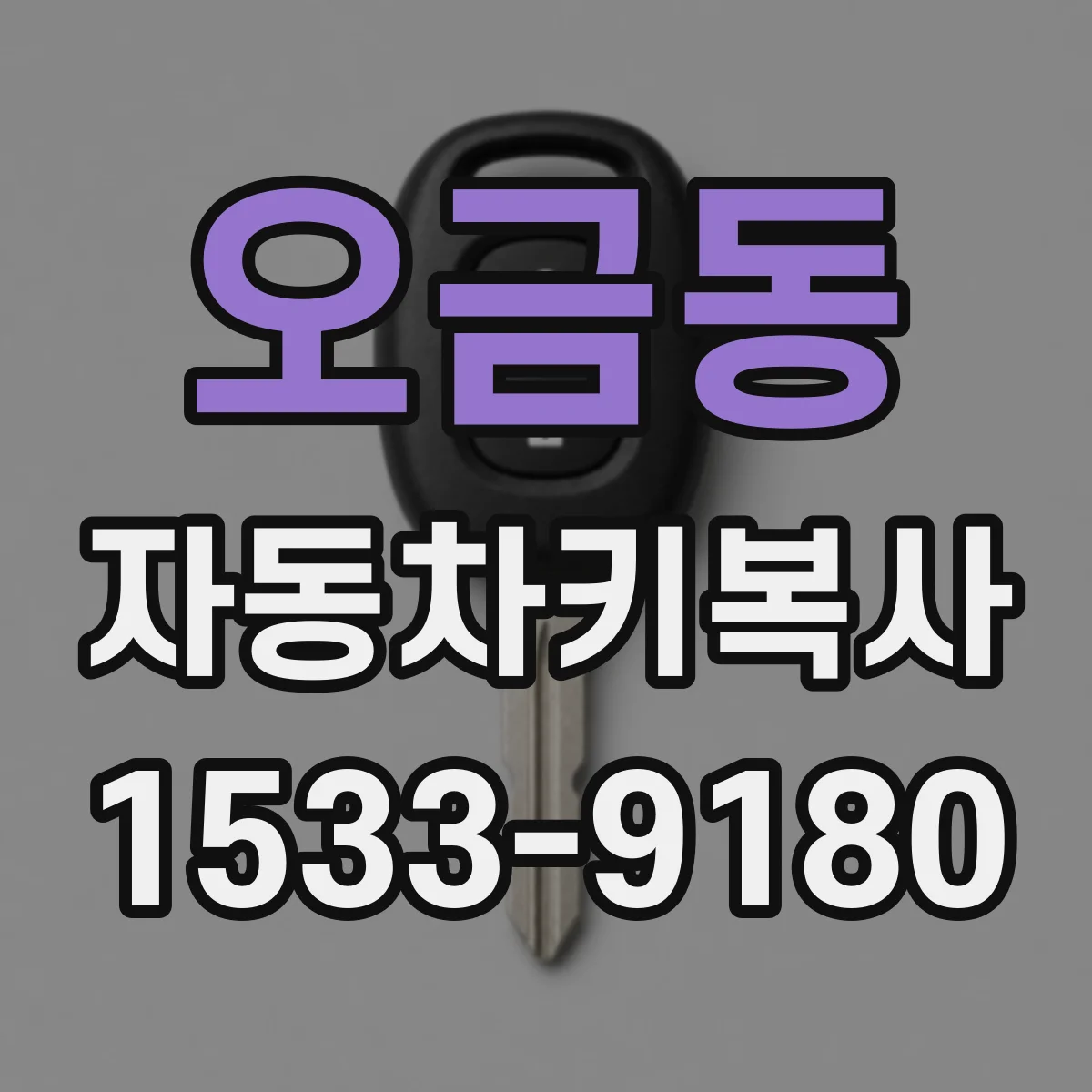 오금동 자동차키복사