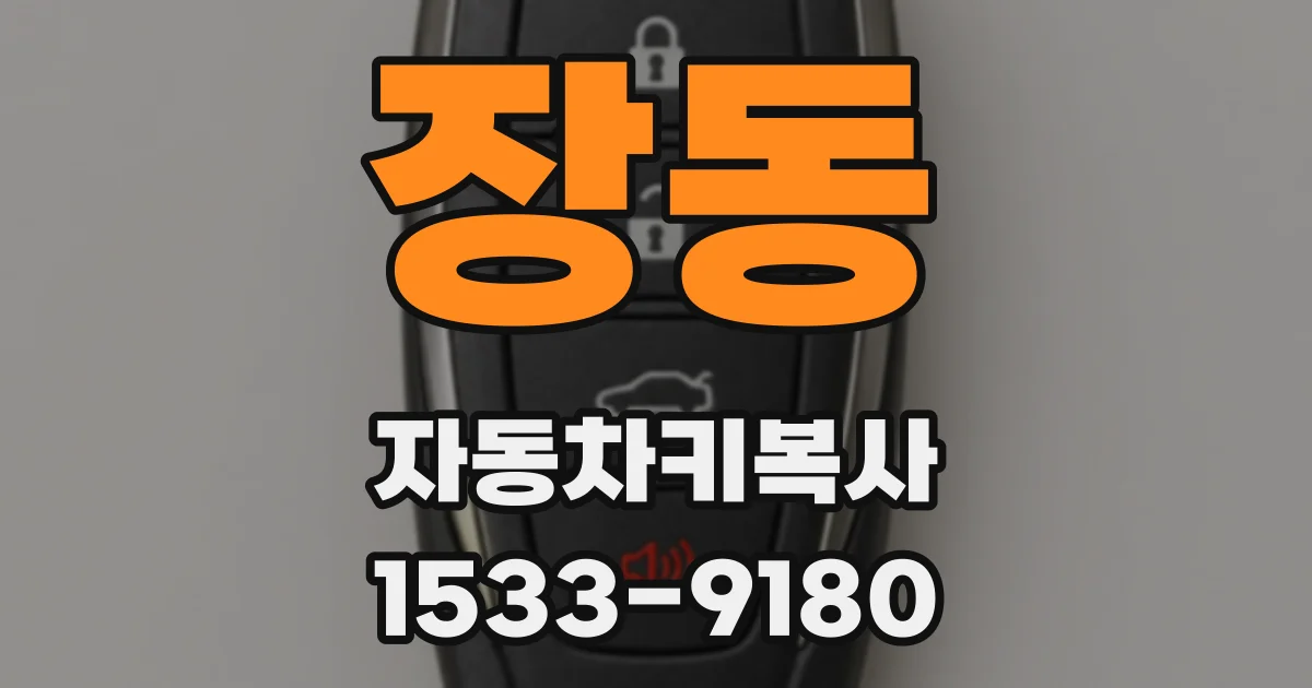 장동 자동차키복사