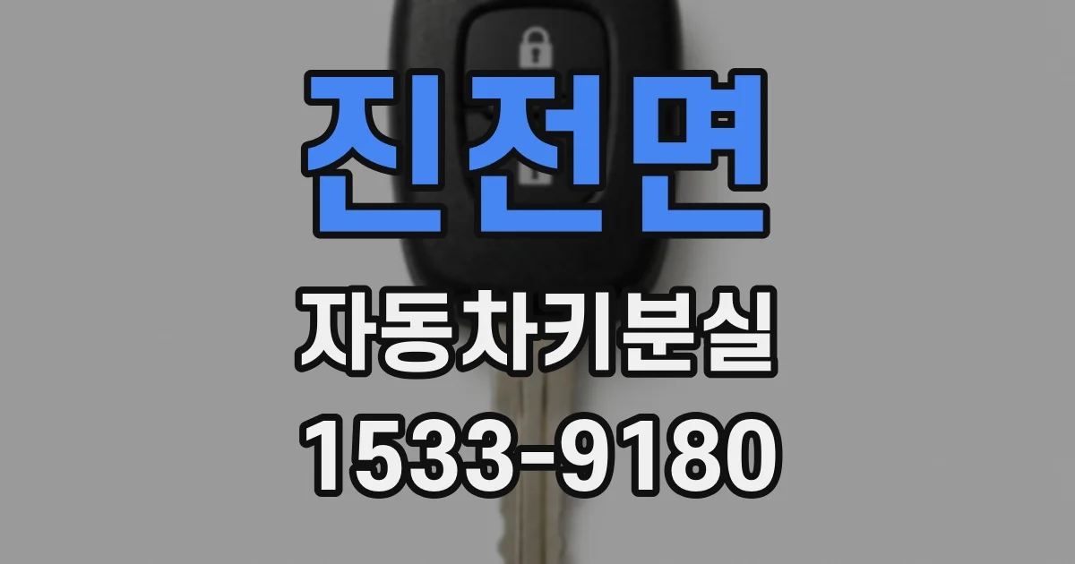 진전면 자동차키분실