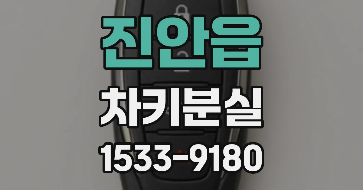 진안읍 차키분실