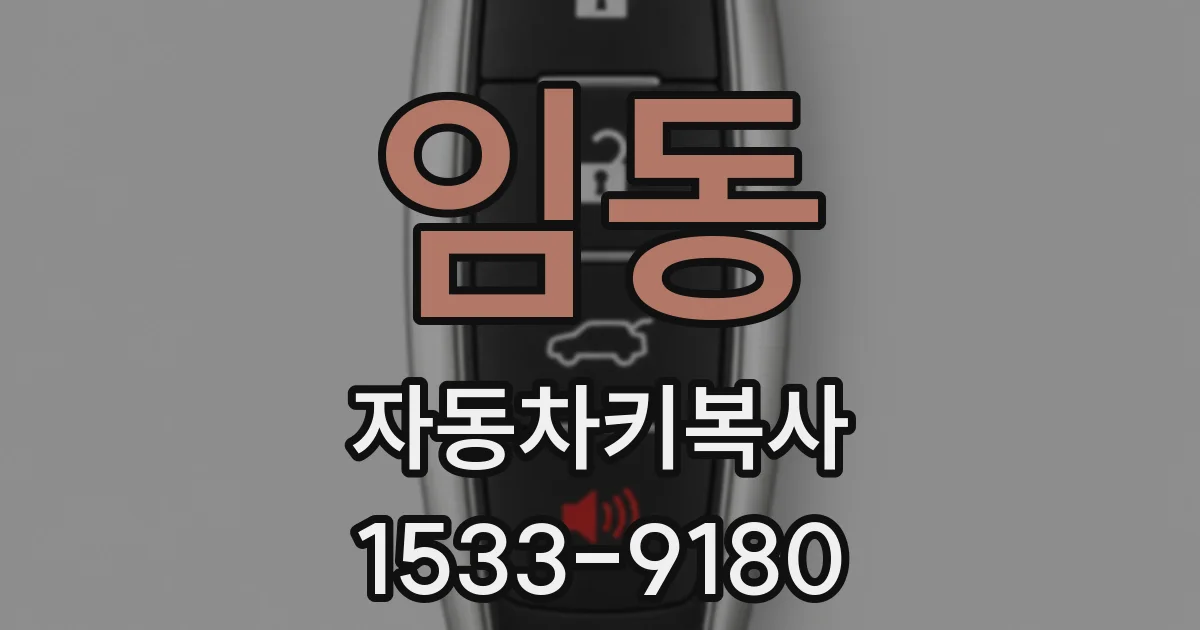 임동 자동차키복사