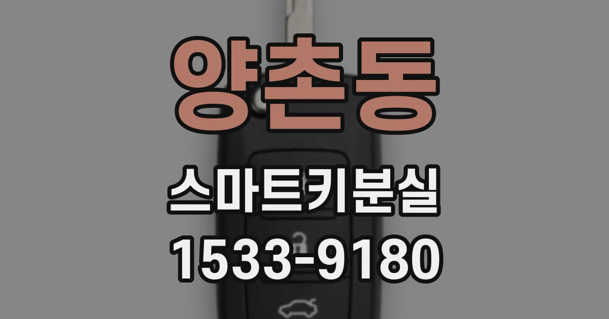 양촌동 스마트키분실