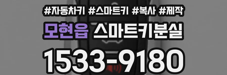 모현읍 스마트키분실