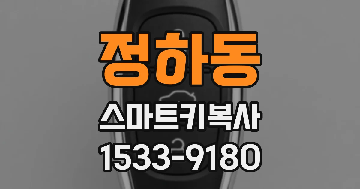 정하동 스마트키복사