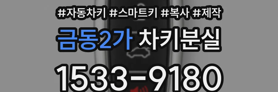 금동2가 차키분실
