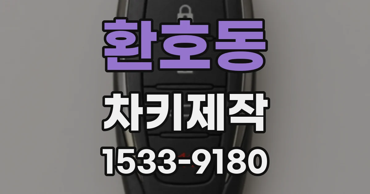 환호동 차키제작