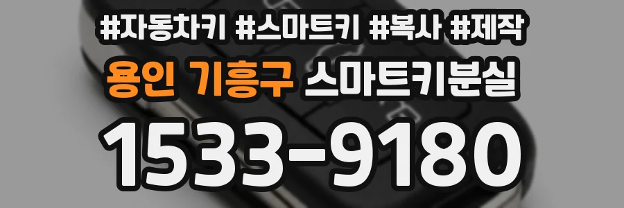 용인 기흥구 스마트키분실