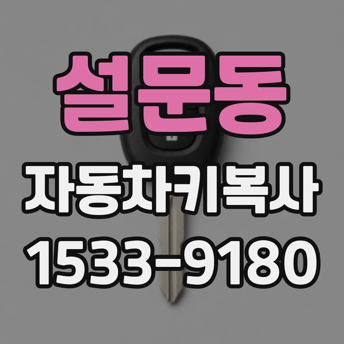 설문동 자동차키복사