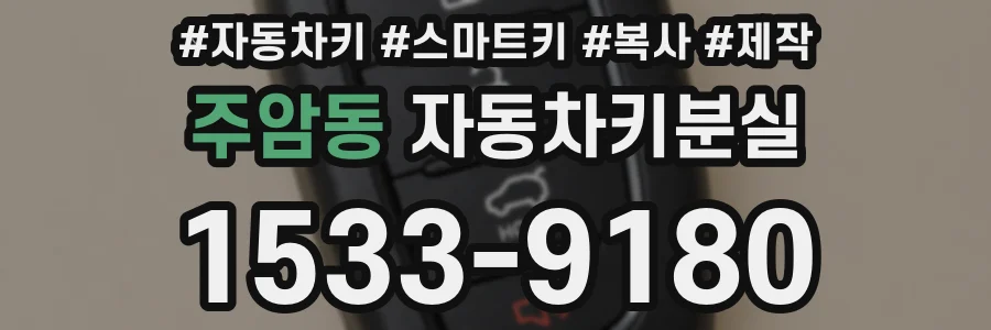 주암동 자동차키분실