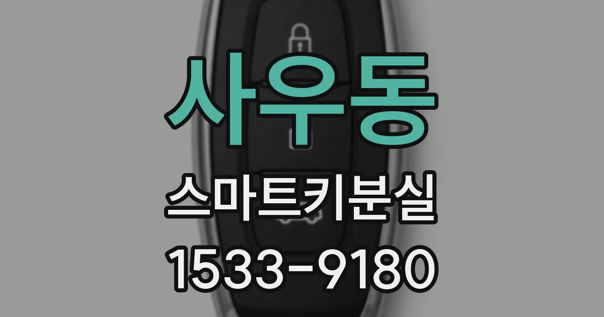 사우동 스마트키분실
