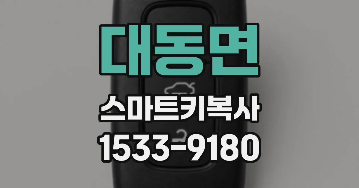 대동면 스마트키복사