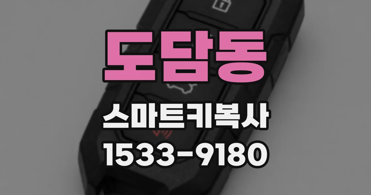 도담동 스마트키복사