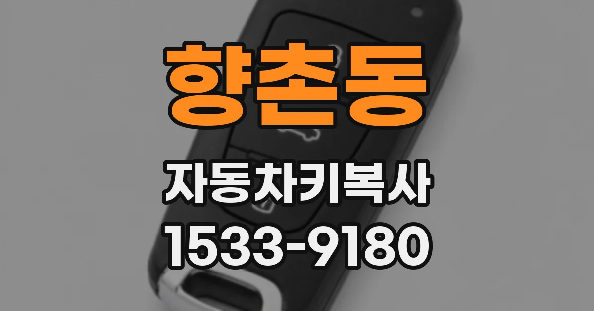 향촌동 자동차키복사