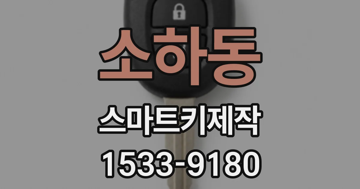소하동 스마트키제작