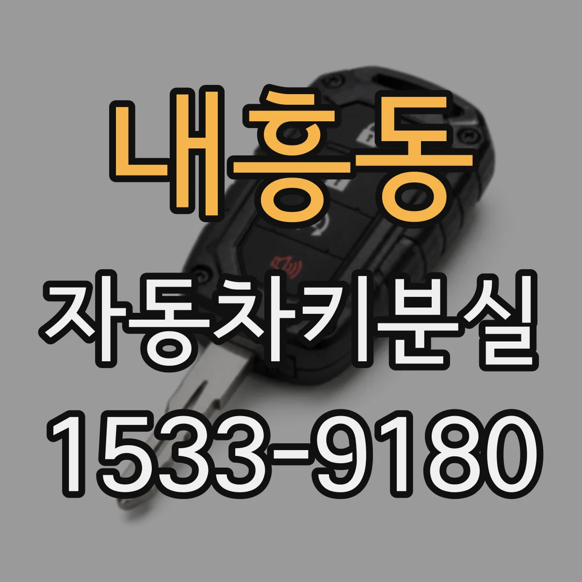 내흥동 자동차키분실