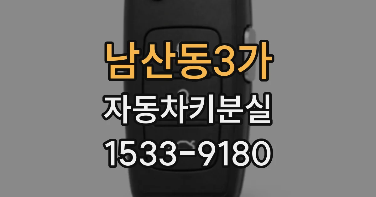 남산동3가 자동차키분실