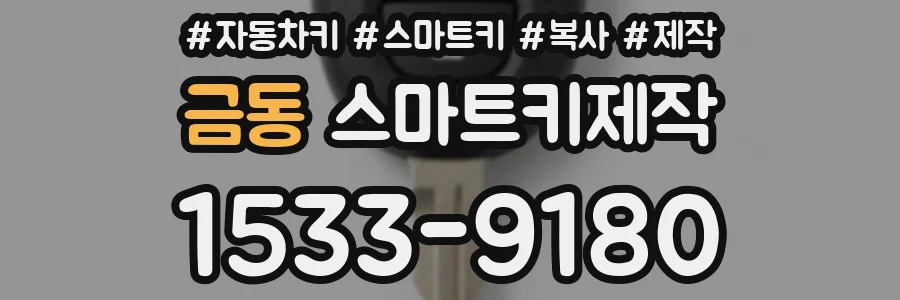 금동 스마트키제작