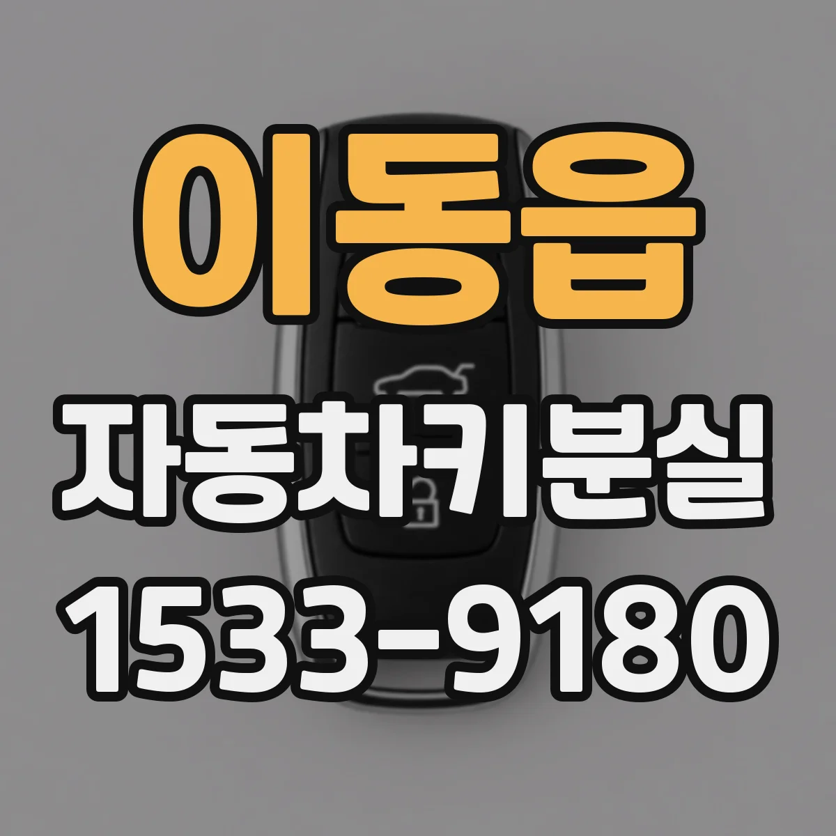 이동읍 자동차키분실