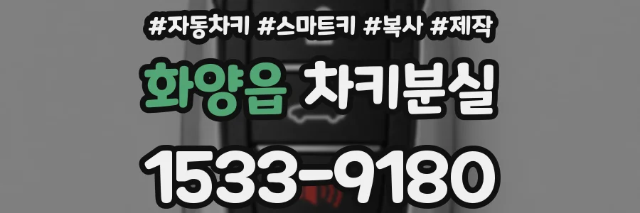 화양읍 차키분실