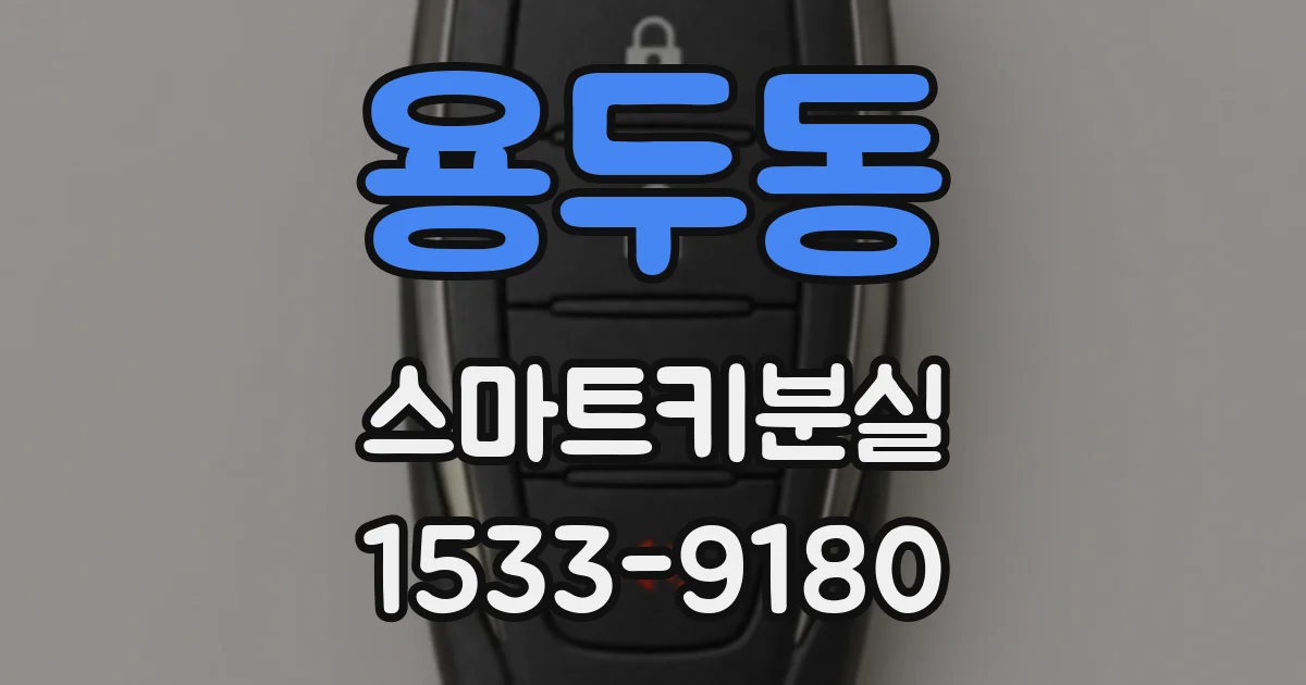 용두동 스마트키분실
