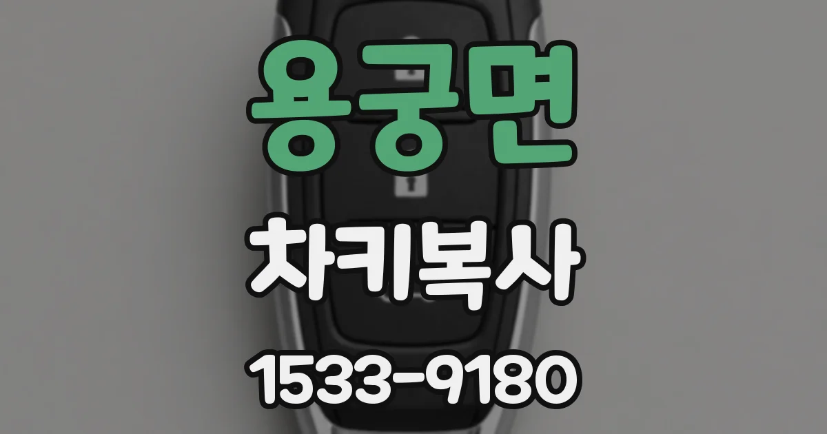 용궁면 차키복사