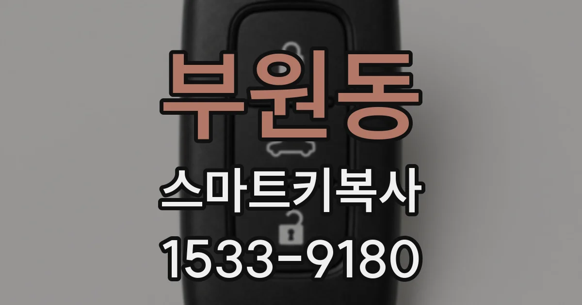 부원동 스마트키복사