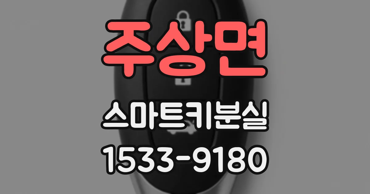 주상면 스마트키분실