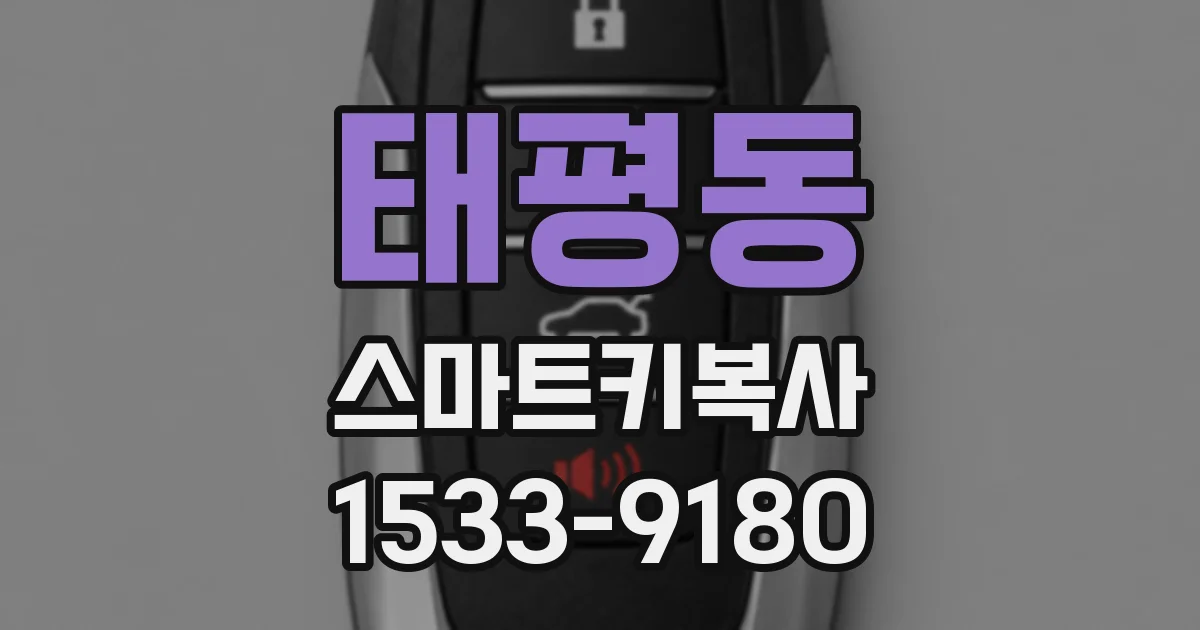 태평동 스마트키복사