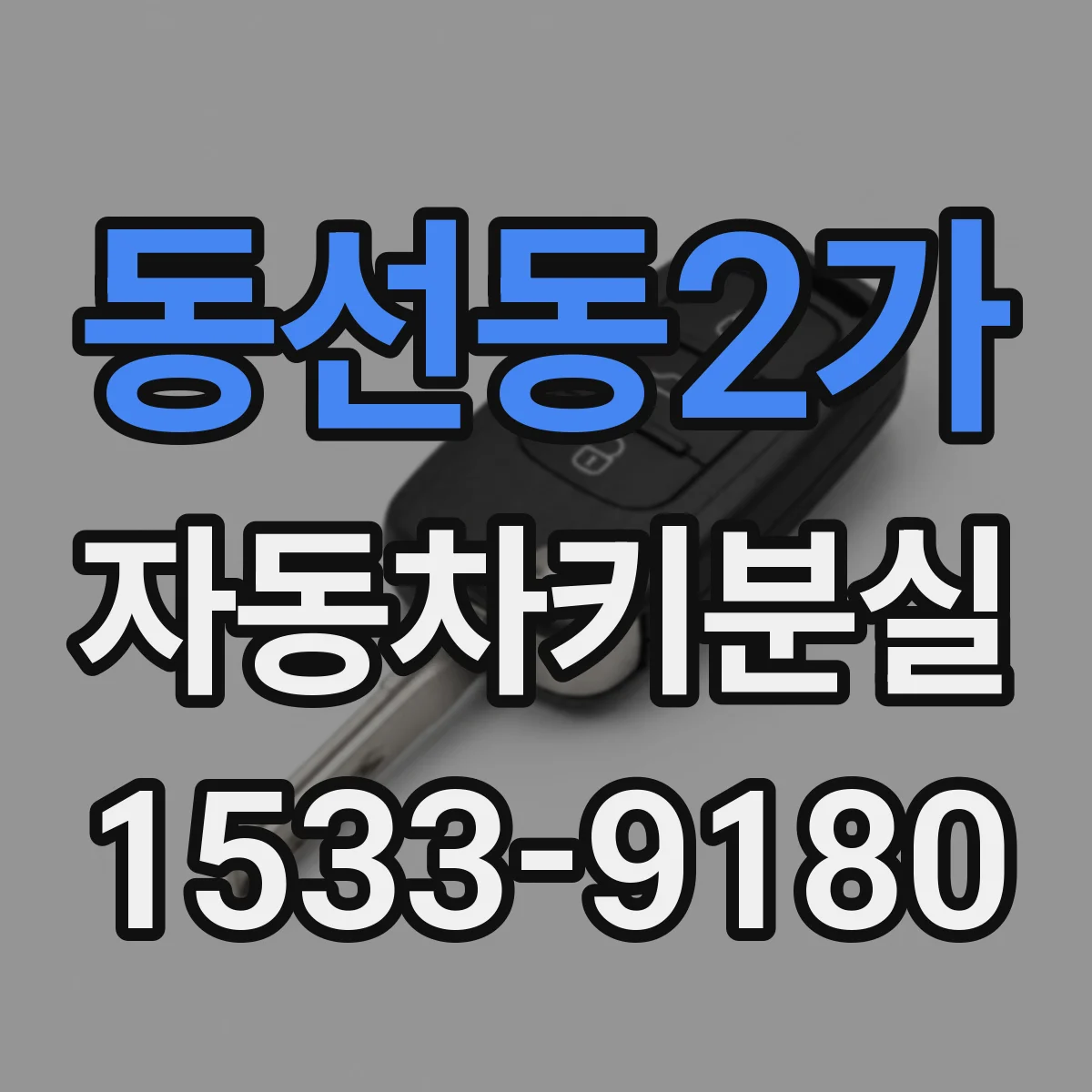 동선동2가 자동차키분실