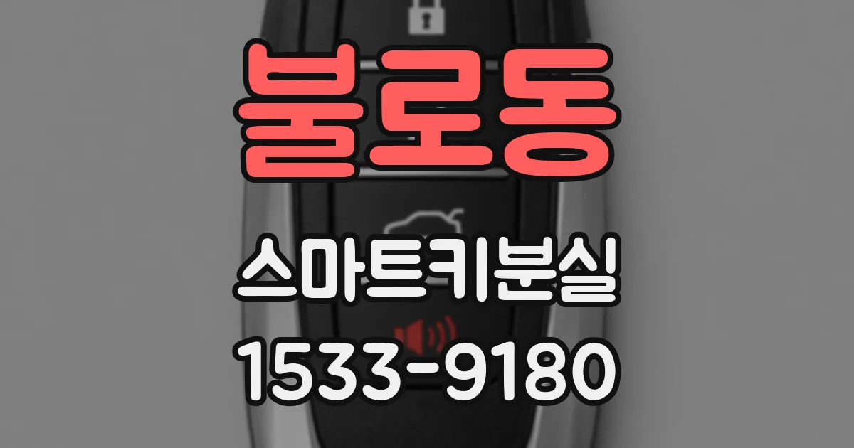 불로동 스마트키분실