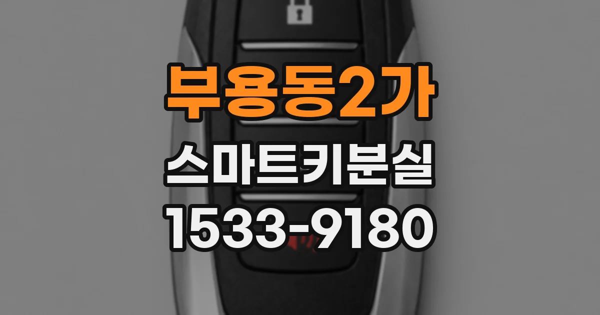 부용동2가 스마트키분실