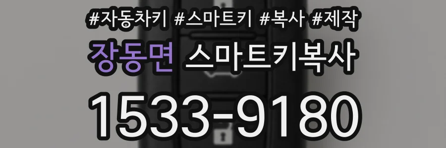 장동면 스마트키복사