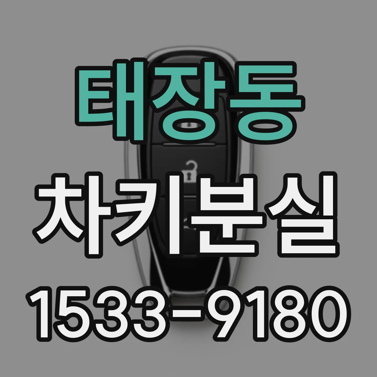 태장동 차키분실