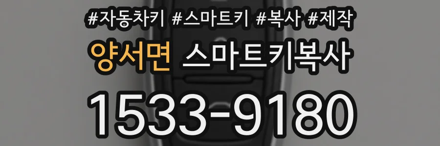 양서면 스마트키복사