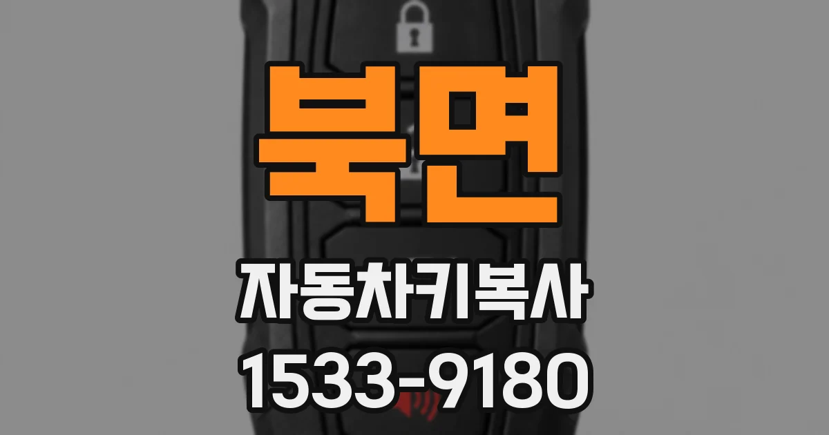 북면 자동차키복사