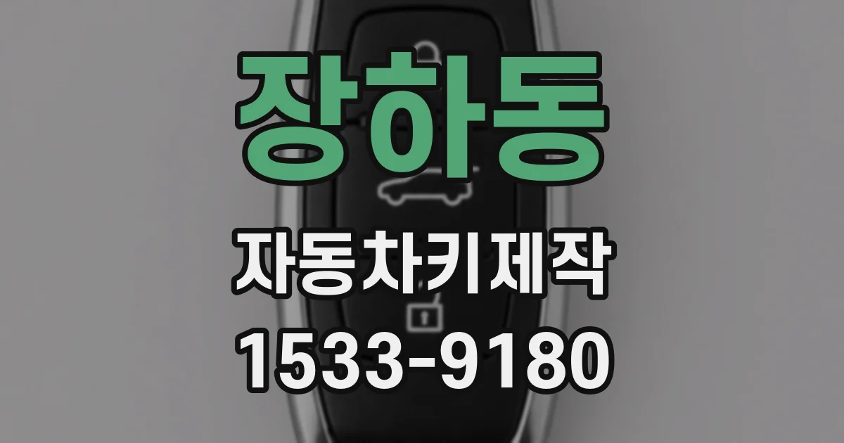 장하동 자동차키제작