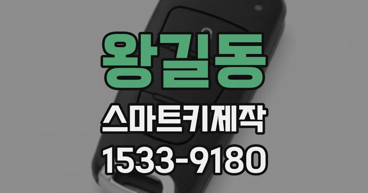 왕길동 스마트키제작