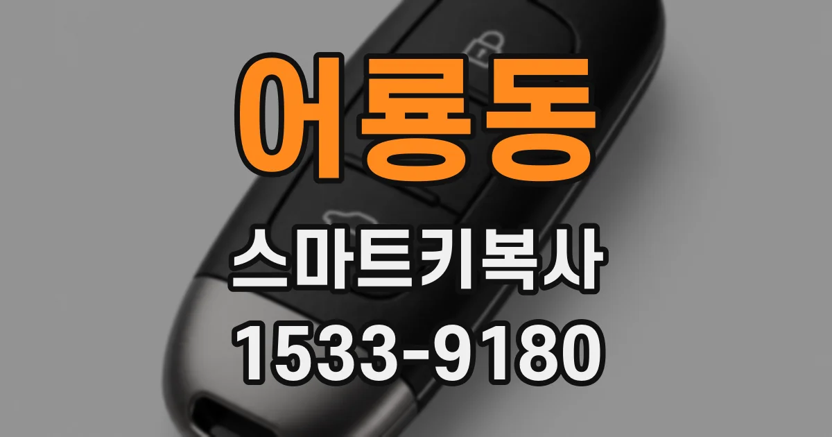 어룡동 스마트키복사