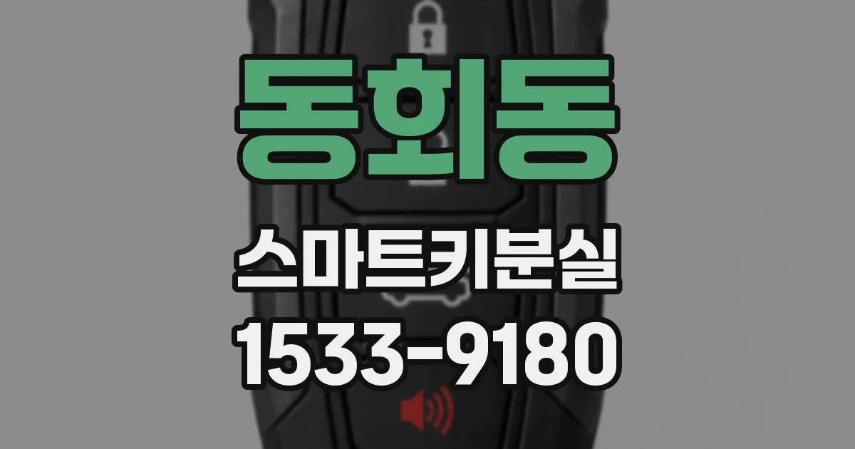 동회동 스마트키분실